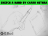This is the Sketch a hand by Charu Nethra