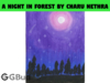 A night in forest painting drawn by Charu Nethra