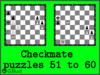 Checkmate puzzles 51 to 60