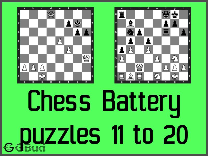 Easy Chess Puzzles 11 to 20