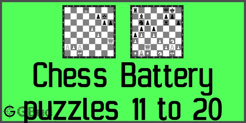 Easy Chess Puzzles 11 to 20