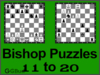 Chess bishop puzzles 11 to 20