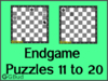 Chess endgame puzzles 11 to 20