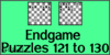Solve the chess endgame puzzles 121 to 130. Train and improve your chess game, strategy and tactics