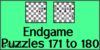 Solve the chess endgame puzzles 171 to 180. Train and improve your chess game, strategy and tactics