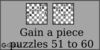 Solve the gain a piece chess puzzles 51 to 60. Train and improve your chess game, strategy and tactics