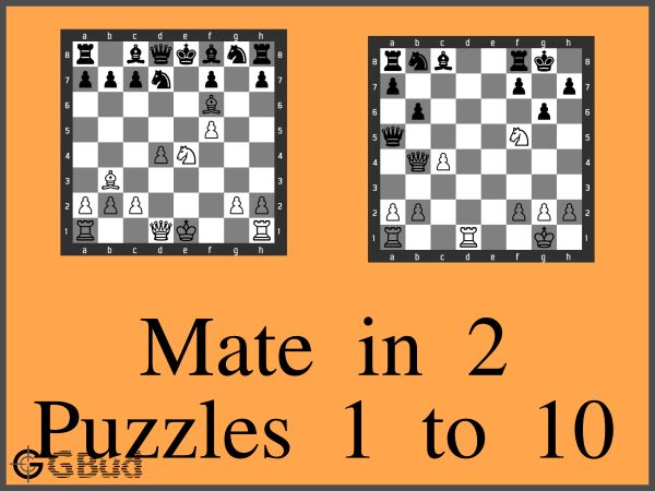 grafiek Leia ernstig Mate in 2 chess puzzles 1 to 10