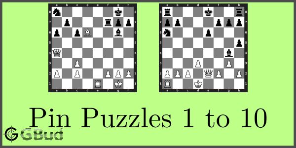Chess zugzwang puzzles 1 to 10
