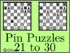Chess pin puzzles 21 to 30