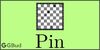 Pin in chess is the constraint on a pice since it has to protect a higher value piece