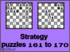 Chess strategy puzzles 161 to 170