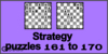 Solve the chess strategy puzzles 161 to 170. Train and improve your chess game, strategy and tactics
