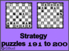 Chess strategy puzzles 191 to 200
