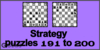 Solve the chess strategy puzzles 191 to 200. Train and improve your chess game, strategy and tactics