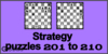 Solve the chess strategy puzzles 201 to 210. Train and improve your chess game, strategy and tactics