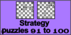 Solve the chess strategy puzzles 91 to 100. Train and improve your chess game, strategy and tactics