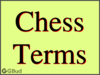 Chess terms in PDF