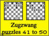 Chess zugzwang puzzles 41 to 50