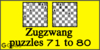 Solve the chess zugzwang puzzles 71 to 80. Train and improve your chess game, zugzwang and tactics