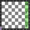 H file in a chess board