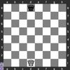 Queen's position at chess board