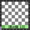 Rank 1 in a chess board