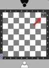 h8 square at chess board