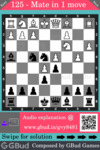 easy chess puzzle 125 chart 1