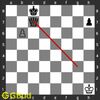 Queen giving checkmate to king - notation : Qc7#