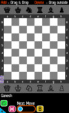 Empty chess board