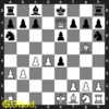 Qxe7# - Your queen captures opponent's queen and checkmate. King can not capture your queen as it is supported by the bishop. This is called Damiano's bishop mate