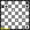 Solve this  easy chess puzzle 0075. Fork and capture opponent's queen