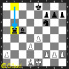 Solve this  easy chess puzzle 0120. Pin and capture opponent's rook