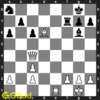 Qc4 - Since the knight is hanging, you can capture it with a fork by the rook. But the fork will be stopped by the opponent's rook. This queen's move will pin opponent's rook to their king so that the rook can not move from the present position
