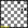 c1=Q# - Pawn is promoted to a queen and checkmate. This is how you can mate in two moves