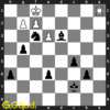 Bxd3# - Your bishop captures the hanging pawn and checkmate. Opponent's king can not move to other squares due to the attack from your knight. This is how you can mate in two moves