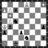 Nf4# - Your knight moves in and checkmate. Opponent's king has no free squares to move as it is blocked by friendly pieces. This is how you can mate in 2 moves
