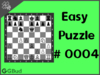 Solve the easy chess puzzle 4. Gain a piece. Train and improve your chess game, strategy and tactics