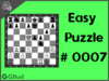 Solve the easy chess puzzle 7. Gain a piece. Train and improve your chess game, strategy and tactics