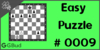 Solve the easy chess puzzle 9. Avoid check mate in one move. Train and improve your chess game, strategy and tactics
