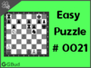 Solve the easy chess puzzle 21. Gain rook. Train and improve your chess game, strategy and tactics