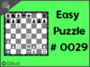 Solve the easy chess puzzle 29. Mate in 1 move. Train and improve your chess game, strategy and tactics
