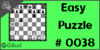 Solve the easy chess puzzle 38. Give a discovered check. Train and improve your chess game, strategy and tactics