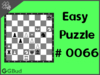 Solve the easy chess puzzle 66. Mate in 1 move. Train and improve your chess game, strategy and tactics