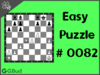 Easy  Chess puzzle # 0082 - Mate in 1 move