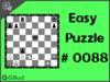 Easy  Chess puzzle # 0088 - Mate in 1 move