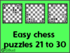 Easy Chess Puzzles 21 to 30