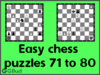 Easy Chess Puzzles 71 to 80