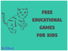 Free educational games for Kids