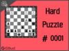 Hard chess puzzle - # 0001 - Gain a piece or check mate